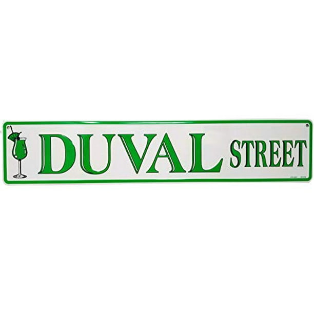 Ramsons Imports 24x5 Duval Street Metal Sign Ramsons Imports 24x5 Duval Street Metal Sign